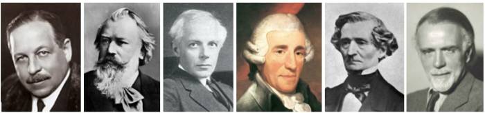 Komponisten des Frühlingskonzertes 2026